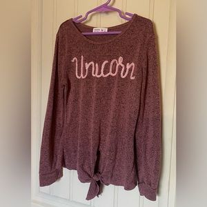 Girls Unicorn Top
